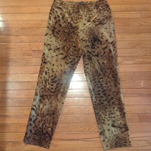Leopard Print Women's Pants by Ellen Tracy (See Label)
